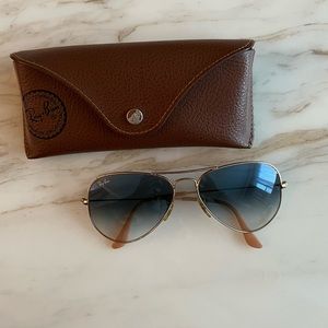 RayBan Sunglasses with bluish glass